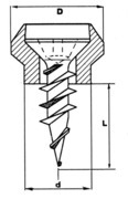 Vis de fixation "RD"